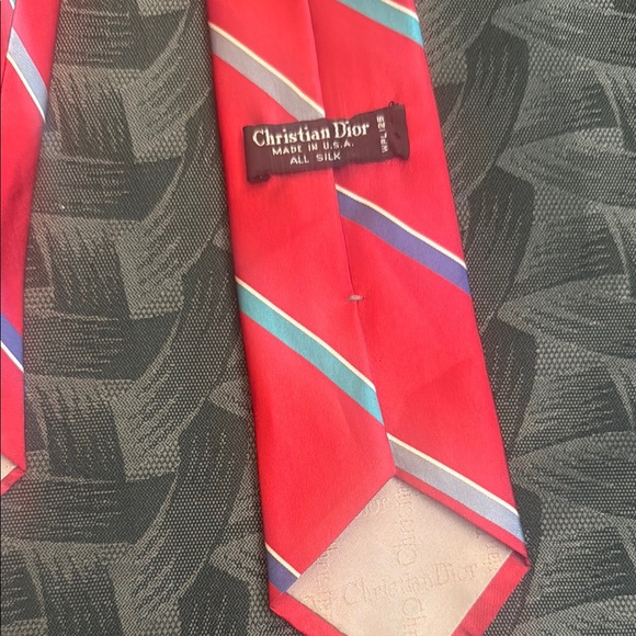 VTG Christian Dior Power Tie all silk President CEO Boss - Picture 3 of 4